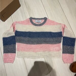 Blue life knit sweater